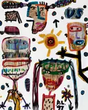 David Larwill, Us 1997, 1997, synthetic polymer paint on canvas