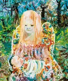 John Perceval, Winkie Holding a Baby 1965, 1965, oil on canvas on board