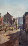 Sophie Steffanoni, Argyle Place, Sydney 1902, 1902, oil on canvas