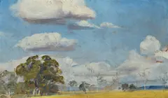 Tom Roberts, Cloud Study 1900, 1900, oil on wood
