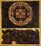 Leonard French, Ancient Landscape (Campion Series) 1961