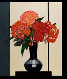 Criss Canning, Gum Blossom from Pootilla 2025, 2025, oil on board
