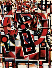 The Helmsman 1958 by Leonard French, 1958, enamel paint on composition board, sold Nov 2025