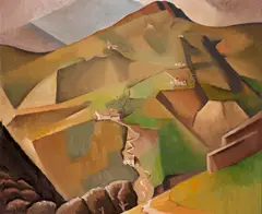 Dorrit Black, Sicilian Mountain (1928), 1928, oil on canvas