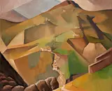 Dorrit Black, Sicilian Mountain (1928), 1928, oil on canvas