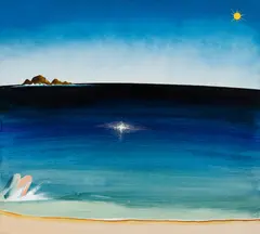 Brett Whiteley, Midday at Wategos Beach, Byron Bay 1989-1990, 1989-1990, oil on canvas