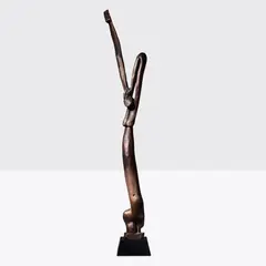Brett Whiteley, Bather 2 (1975, cast later), 1975, bronze and marble, edition 5 of 9, plus artist's proofs