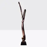 Brett Whiteley, Bather 2 (1975, cast later), 1975, bronze and marble, edition 5 of 9, plus artist's proofs