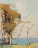 Sydney Long, Narrabeen, watercolour on paper