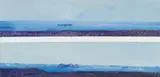 Fred Williams, Prime Seal Island from Flinders Island – 2 (1977), 1977, gouache and synthetic polymer paint on paper