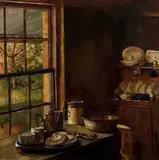 Margaret Preston, Cottage Kitchen (1905)
