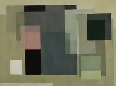 Ralph Balson, Constructive Painting 1948, 1948, oil on composition board