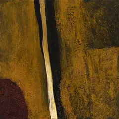 Colin McCahon, Waterfall 1964, 1964, oil on composition board