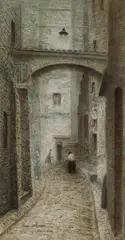 Eric Wilson, Perugia (1939), 1939, oil on board