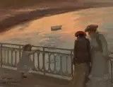 Rupert Bunny, The Bridge, Étaples (circa 1907)