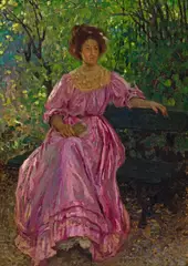 The End of the Story (1907) by E. Phillips Fox, 1907, oil on canvas, offered Aug 2025