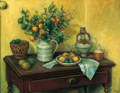 Margaret Olley, Lemons I (1991), 1991, oil on composition board