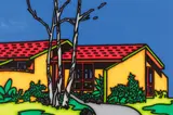 Howard Arkley, Contemporary Units 1988, 1988, synthetic polymer paint on canvas