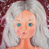 Maria Kozic, I, Woman (Taylor) 1994, 1994, synthetic polymer paint on canvas (diptych)