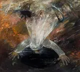 Arthur Boyd, Bride Drinking from a Pool (1960)