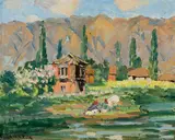 Ethel Carrick, Scene in Kashmir (circa 1938)