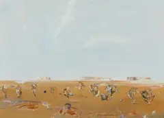 Fred Williams, Tibooburra Landscape 1967, 1967, gouache on paper
