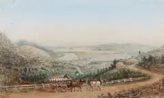 Frederick Strange, Launceston (circa 1850), 1850, watercolour on paper