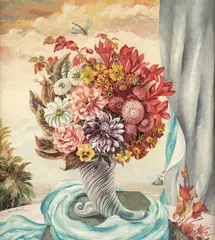 The Dragon Fly 1948 by Adrian Feint, 1948, oil on canvas, sold Apr 2025