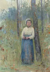 Isobel Rae, Twilight (1896), 1896, oil on wood