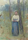 Isobel Rae, Twilight (1896), 1896, oil on wood