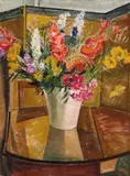 Roy De Maistre, Study in Orange and Brown (circa 1938), 1938, oil on canvas