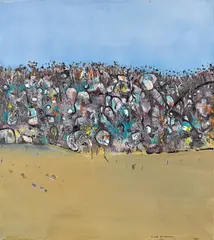 Fred Williams, Rocky Hillside, You Yangs (1974), 1974, oil on canvas