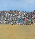 Fred Williams, Rocky Hillside, You Yangs (1974), 1974, oil on canvas