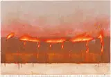 Tim Storrier, Point to Point: Capricorn Channel I 1987, 1987, synthetic polymer paint and rope on canvas