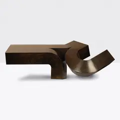 Clement Meadmore, Open End 1983, 1983, bronze, edition 4 of 6