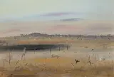 Arthur Boyd, Evening in the Wimmera (1975), 1975, oil on canvas