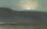 Clarice Beckett, Moonrise (circa 1930)