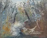 Arthur Boyd, Bride with Blue Flowers (1969), 1969, oil on canvas