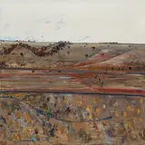 Fred Williams, Bacchus Marsh (1977), 1977, oil on canvas