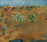 Fred Williams, Wattles (1977), 1977, oil on canvas