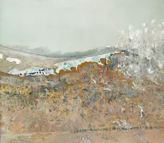 Fred Williams, Summer Snow at Perisher (1976), 1976, oil on canvas