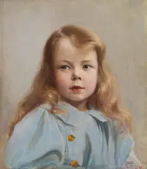 Florence Fuller, Portrait of a Child 1898, 1898, oil on canvas