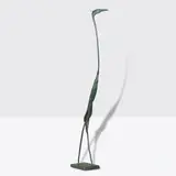Brett Whiteley, Green Heron (1983, cast later), 1983, bronze and painted eye, artist's proof from an edition of 5, plus artist's proofs