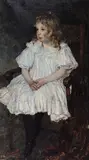 E. Phillips Fox, Muriel, Daughter of R.J. Larking, Esq. 1896, 1896, oil on canvas