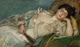 Rupert Bunny, Study for Endormies (Slumbering) (1904)