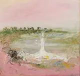 Arthur Boyd, Nebuchadnezzar Dreaming of a Tree (1967), 1967, oil on board