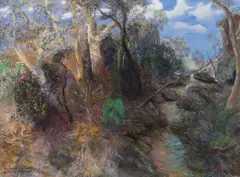 William Robinson, Goomoolahra Creek 2000, 2000, pastel on paper