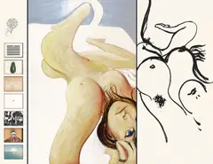 Brett Whiteley, Her (1967), 1967, oil and mixed media on plywood