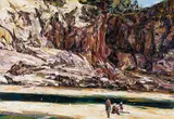 Nicholas Harding, River Figures (Two Hats) 2009