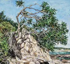 Nicholas Harding, Pandanus Palm 2011, 2011, oil on canvas